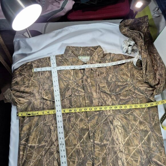 Vintage Avery Outdoors Camo Hunting Shirt Button-Down Long Sleeve XL/Tall NWOT - Picture 5 of 12